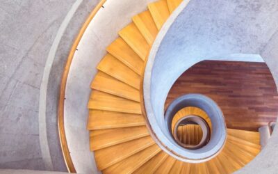 Sanding hardwood stairs